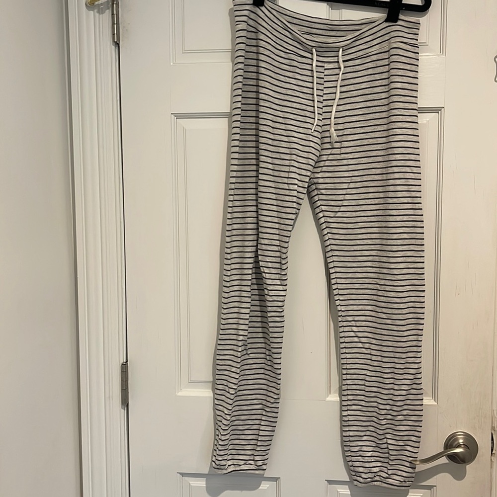 Stripe sweatpants